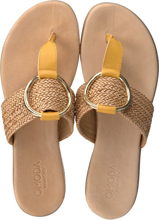 Omoda Dames Slippers - Geel - Maat 39 | bol.com