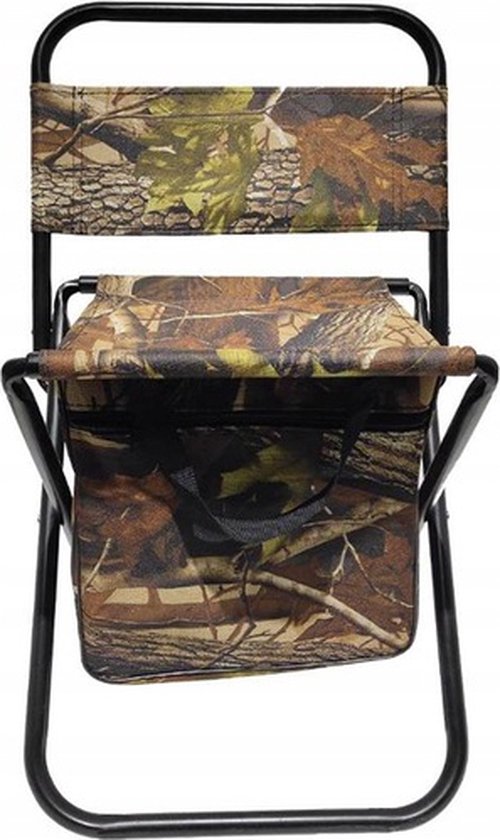Vissersstoel Met Rugleuning En Thermische Zak - 56 x 39 x 31 cm - Opvouwbaar - Relaxdays - Groentinten van Merkloos — afbeelding 5