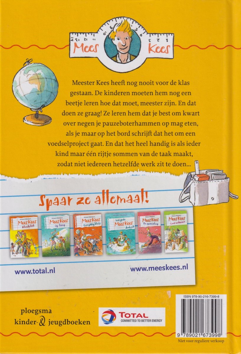 Mees Kees - Mees Kees een pittig klasje - back cover