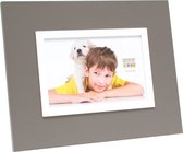 Deknudt Frames fotolijst S67JK9 - taupe met witte rand - hout - 10x15