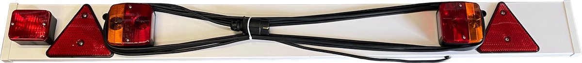 Lichtbalk wit 1370mm kabel 9 mtr met mistlamp en 7 pol. stekker