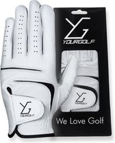 YourGolf gant de golf cuir blanc S