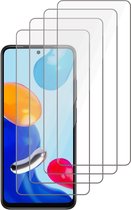 Screenprotector geschikt voor Xiaomi Redmi Note 11 / Note 11S - Gehard Glas Beschermglas Tempered Glass Screen Protector - 4 Stuks