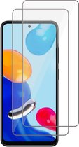 Screenprotector geschikt voor Xiaomi Redmi Note 11 / Note 11S - Gehard Glas Beschermglas Tempered Glass Screen Protector - 2 Stuks