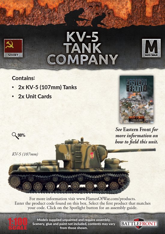 Thumbnail van een extra afbeelding van het spel KV-5 Tank Company