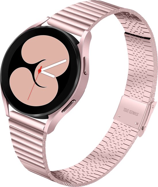 Bracelet Pour Montre Connectée Pour Garmin Venu 2 Plus-Samsung Galaxy  Watch4 Silicone Band Release Strap S Sport,Rose