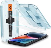 Spigen Glas.tR EZ Fit Screenprotector Apple iPhone 14 Plus - Transparant - 2 Stuks