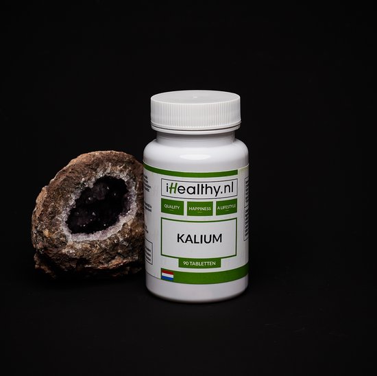 Ihealthy kalium: spier- en zenuwweefsel, bloeddruk – 90 tabletten