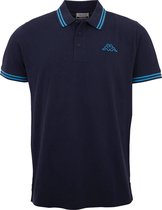 Kappa Polo Shirt 709361-19-4024, Mannen, Marineblauw, Poloshirt, maat: S