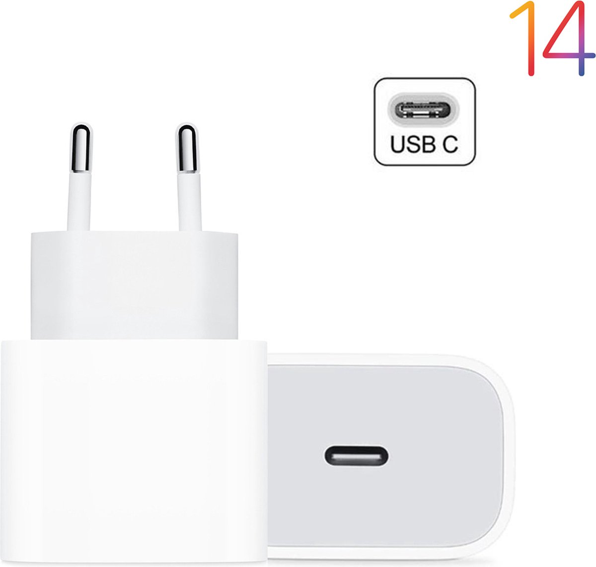 Prise USB-C Quick Charge - convient pour Apple iPhone 13 - Chargeur iPhone  - iPhone 13 | bol