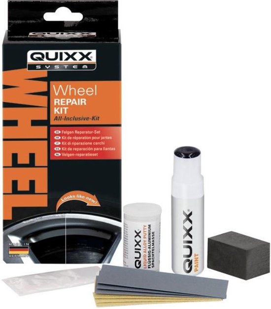 Quixx Wheel Repair Kit / Wielreparatieset voor zwarte velgen
