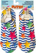 Futsy - Etoiles - Chaussettes de natation antidérapantes enfant - Chaussons de bain - Chaussons Chaussures aquatiques - Taille 30/32