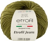 Etrofil Garen Jeans - Avacado No 26 - 55% Katoen 45% Acryl- Amigurumi - Haak- en Breigaren