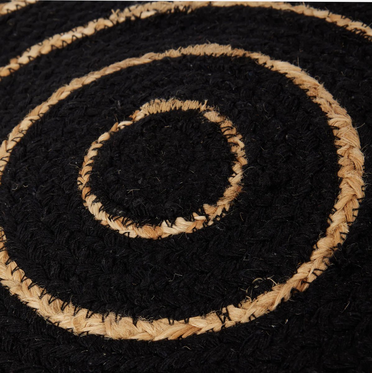 Home Accents Decorations Katoenen Deco Plate Onderbord Zwart