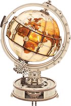 ROBOTIME 3D Houten Puzzel Lichtgevende Globe Bouwpakket voor Volwassen, Hout Modelbouw Gebouw Bouw Ambachten Kits Beste Festival Geschenken