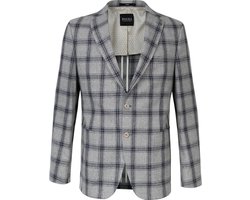 Digel Edward Colbert - Modern Fit - Grijs/Blauw Geblokt - Maat 54