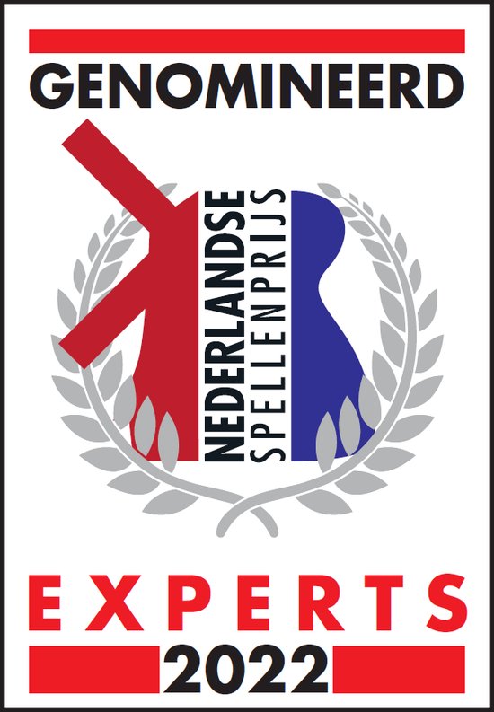 Genomineerd Experts 2022 met Nederlandse Spellenprijs logo