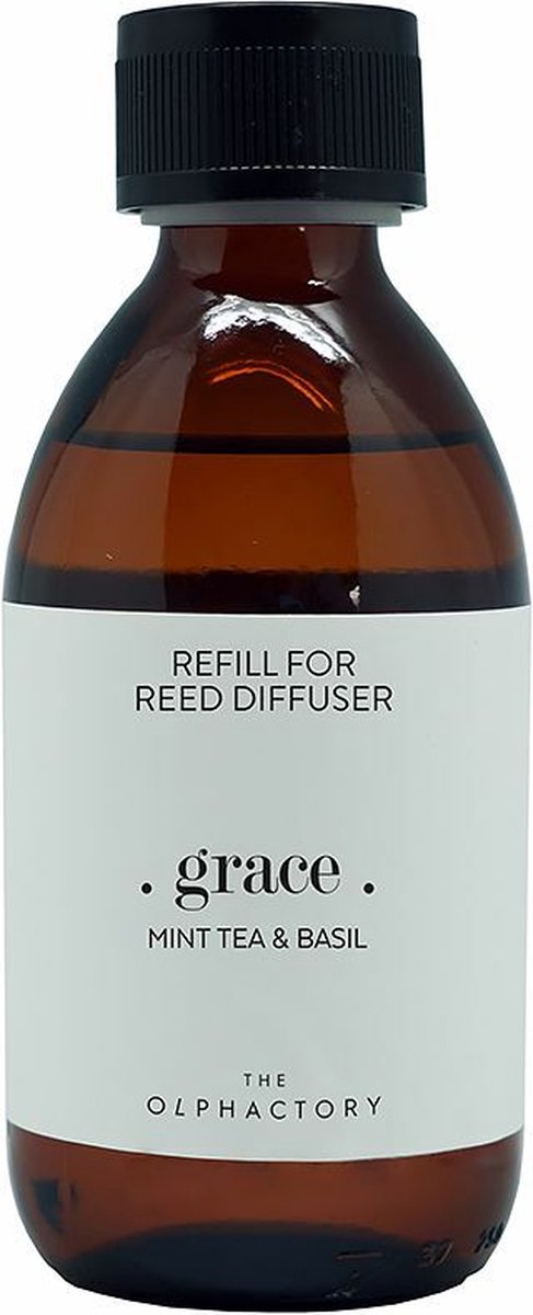 The Olphactory - Geurstokjes refill 'Grace' Mint Tea & Basil 250 ml
