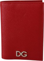 Dolce & Gabbana - Red Dauphine Leather Bifold Wallet