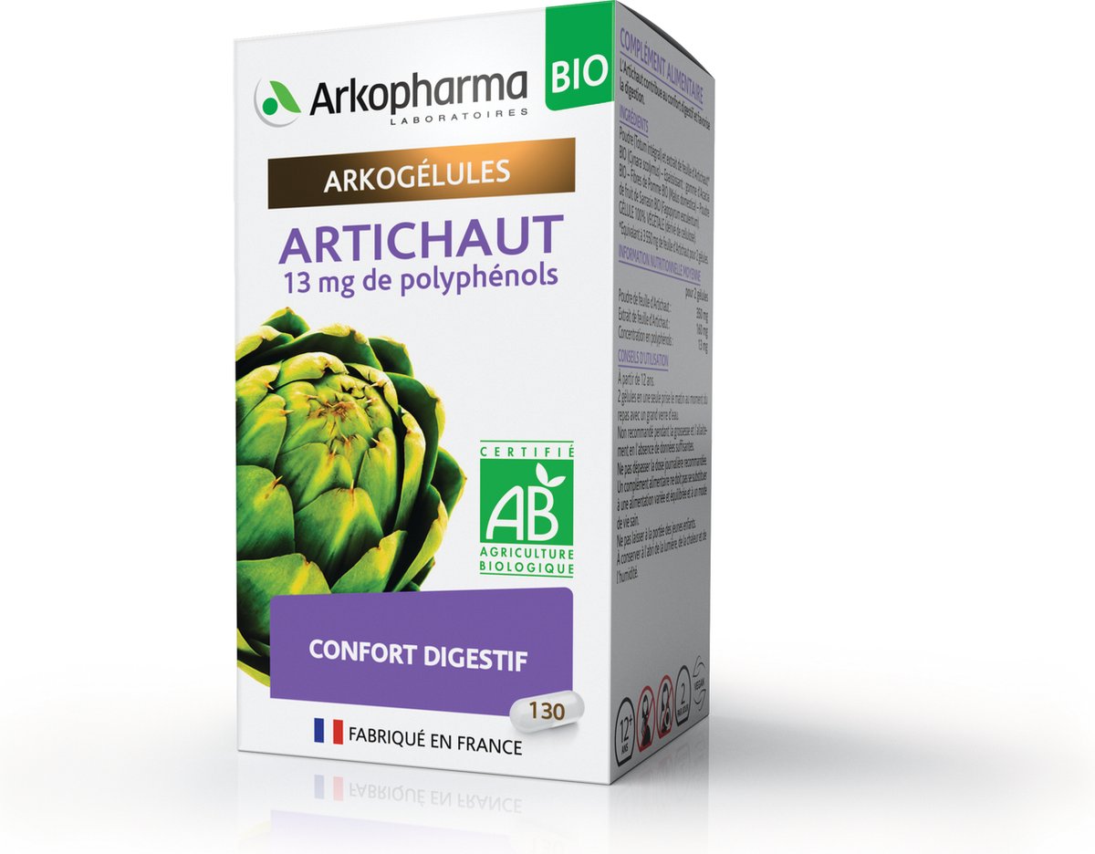 Arkopharma Artisjok Bio Voor een Gezonde Lever en Betere Spijsvertering 130 Capsules... bol
