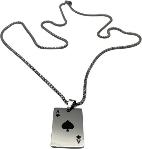 Poker, Kaarten, Chain, Ketting, Schoppen Aas, Hanger, Texas Hold’em