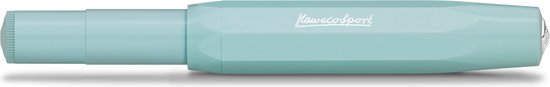 Kaweco - Stylo Plume (3pc) - Stylo Plume Sport Skyline Mint Stylo Plume - Extra Fin - Clip Octogonal Nostalgique Chrome - boîte recharges