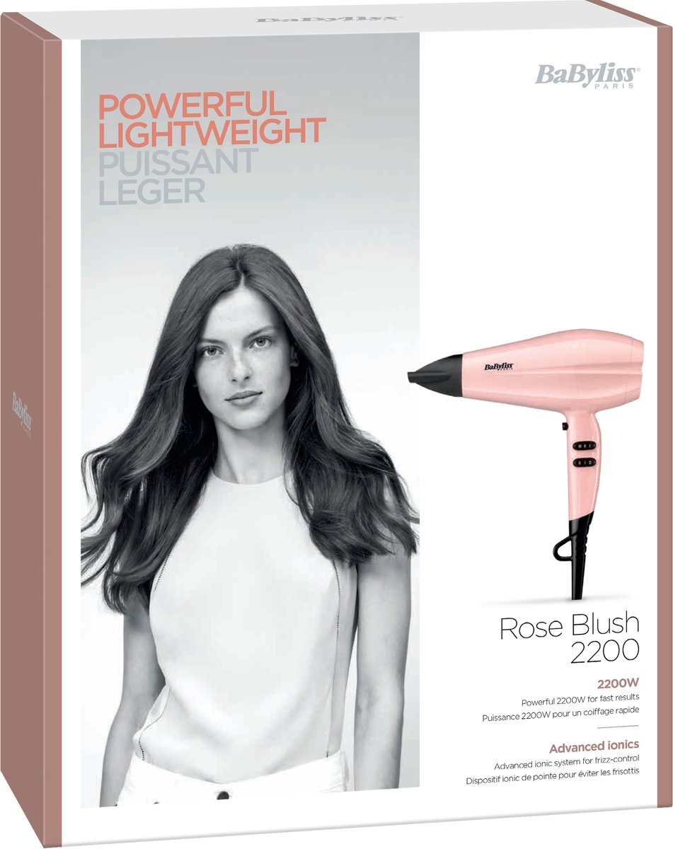 Babyliss 5337RPE - Rose Blush Limited Edition - Föhn - 2200w - afbeelding 3