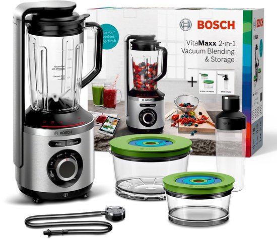 Bosch VitaPower Serie 8 MMBV625M - Vacuümblender - Zilver van Bosch — afbeelding 5