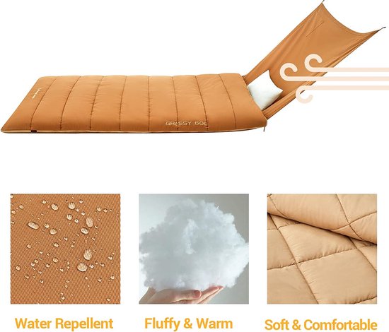 Slaapzak - sleeping bag - camping - tent - warm - duurzaam luxe slaapzak van Slaapza — afbeelding 4