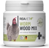 ReaVET - Wormwood Mix voor Kippen - Ondersteuning na een wormkuur - Bevordert de darmfunctie - 50g