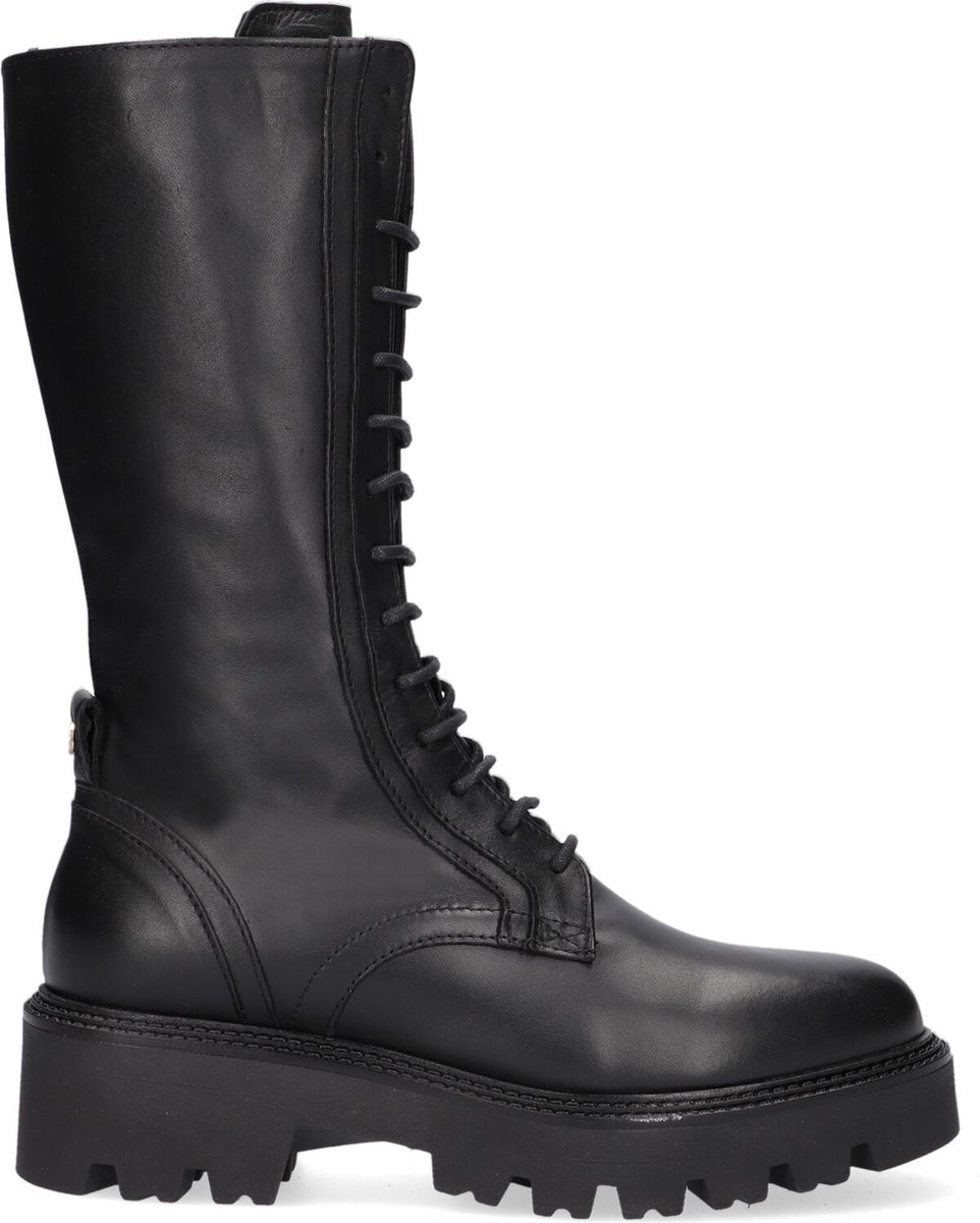 Notre V 03 17 Veterboots Laarzen Met Veters Dames Zwart
