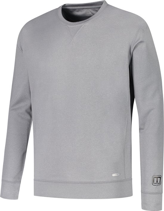 Macseis Creator sweater voor heren lichtgrijs gemêleerd maat  4XL