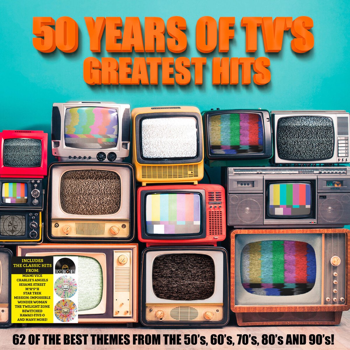Various Artists - 50 Years Of TV's Greatest Hits (Coloured Vinyl)