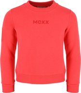 Crew Neck Sweater Meisjes - Coral Rood - Maat 122-128