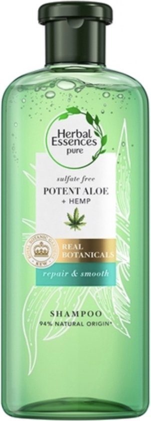 Herbal Essences Pure – Herstellende Shampoo Met Krachtige Aloë Vera en Hennep