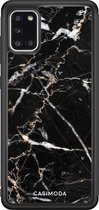 Casimoda® hoesje - Geschikt voor Samsung Galaxy A31 - Marmer Zwart - Zwart TPU Backcover - Marmer - Zwart