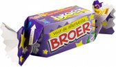 Snoeptoffee - Voor de allerbeste broer - Gevuld met Drop - In cadeauverpakking met gekleurd lint