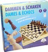 Afbeelding van het spelletje Dam- en schaakspel in houten doos 30x30x5cm