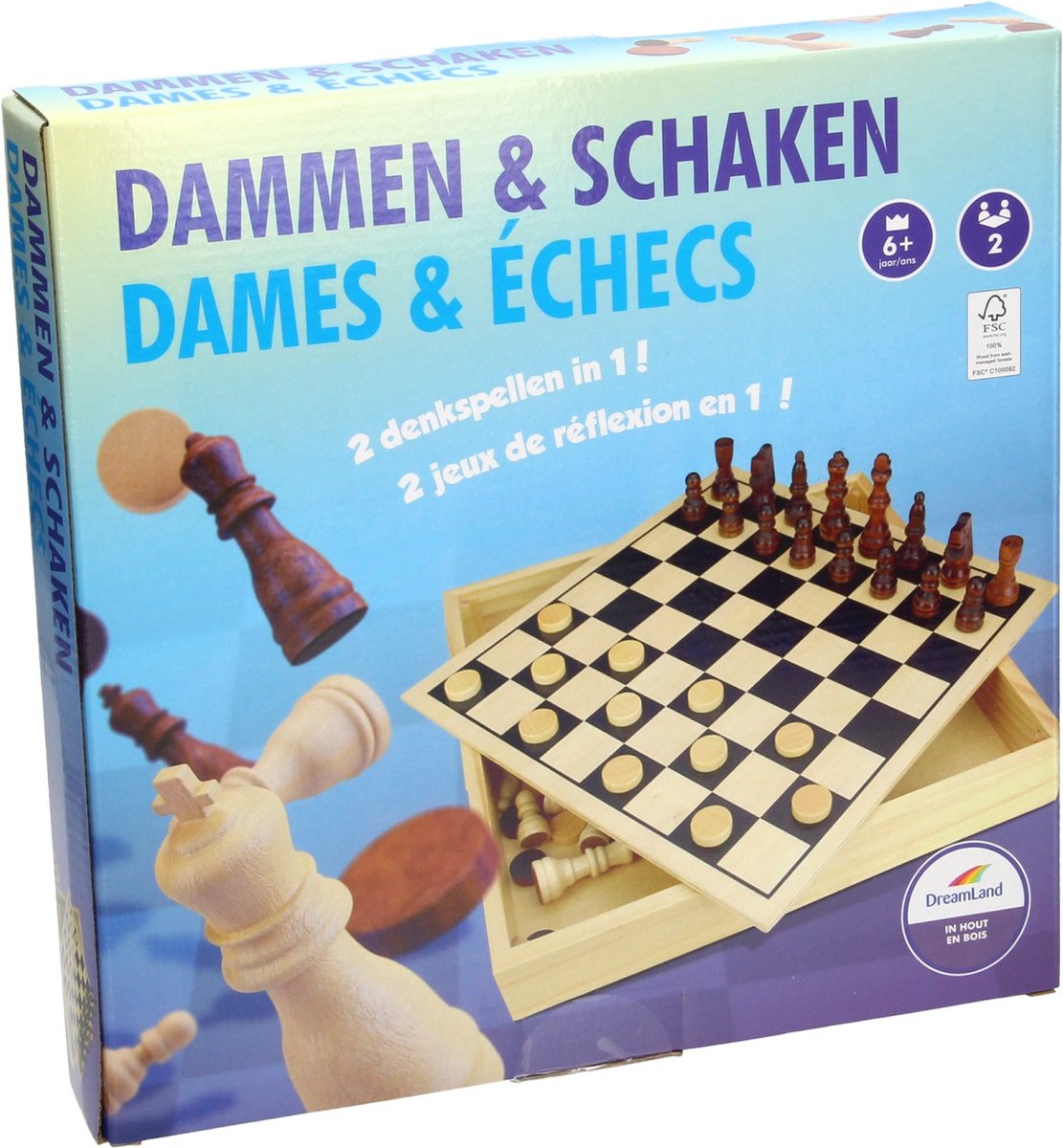 Jeu d'échecs de voyage bois FSC - Small Foot