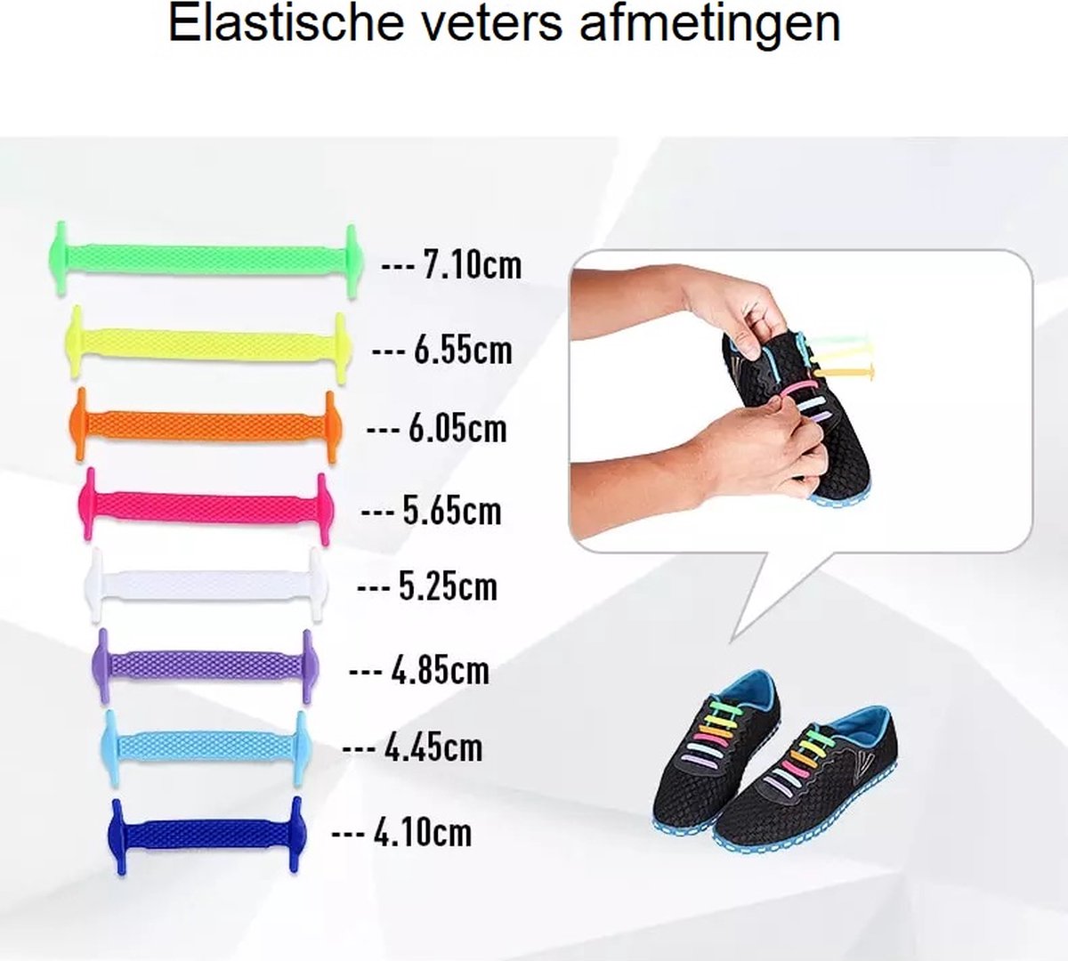 FIHODONE 2 paar kleurrijke veters, kleurrijke veters, 140 cm, regenboogveters, veters voor Lgbtq accessoires, Pride-accessoires voor sneakers, loopschoenen, kleur, nichts