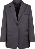 Oversized blazer dark grey