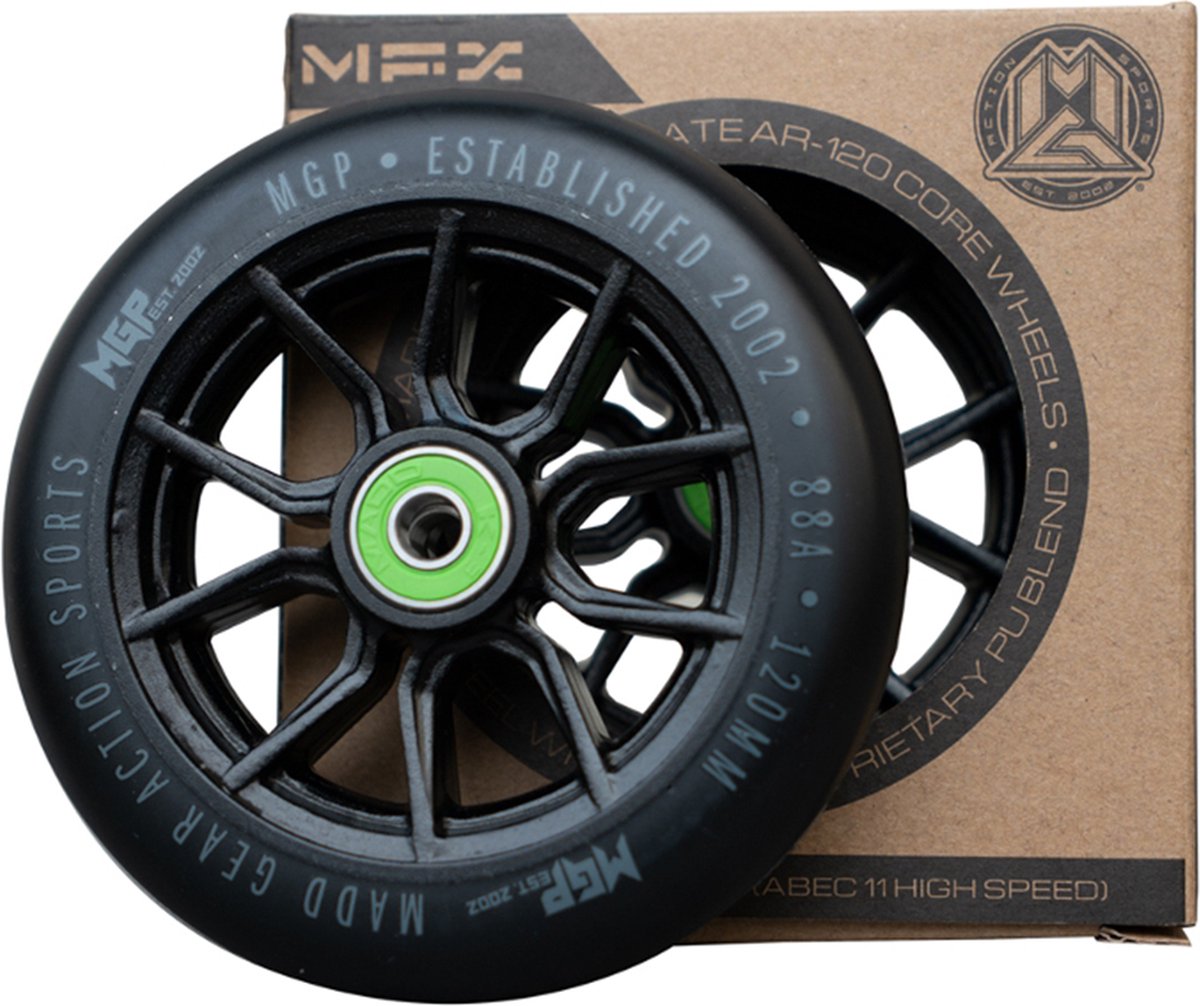 MFX 120mm Wheel Black 2 stuks | bol.com