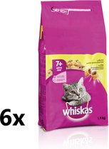 Whiskas - Katten Droogvoer - Senior - Kip - 6x1,9kg