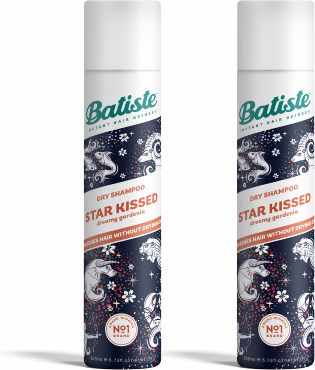 Batiste Star Kissed Droogshampoo Dry Shampoo 2 stuks Dames en Heren 200 ml