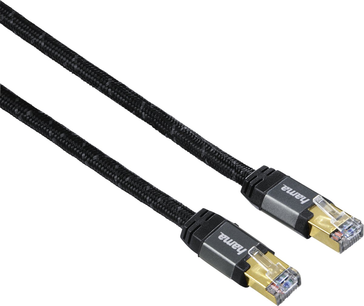 Hama 00125249 netwerkkabel Zwart 3 m Cat6