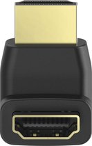 Hama 00205164 HDMI Adapter [1x HDMI-bus - 1x HDMI-stekker] Zwart
