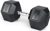 ZEUZ Hexa Dumbbell 1 Stuk 30 KG – Hexagon Gewichten – Krachttraining Dumbell geschikt voor CrossFit & Fitness