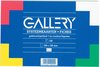 Gallery gekleurde systeemkaarten, ft 10 x 15 cm, gelijnd, pak van 100 stuks