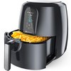 foto van KitchenBrothers Airfryer XL - Hetelucht Friteuse XXL - 1890W - 7,2L - Kookboek - Zwart