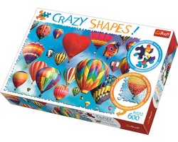 Trefl puzzel kleurrijke ballonnen - Crazy Shapes 600 stukjes.